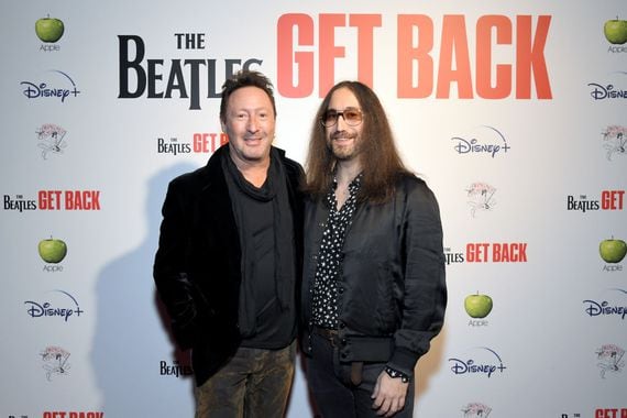 Julian Lennon (left) and Sean Lennon (right). (Charley Gallay/Getty Images for Disney)