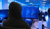 Sporting a black hoodie, the pseudonymous coder known as Proph3t works in a Salt Lake City hacker house. (Danny Nelson/CoinDesk)