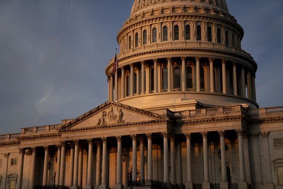 The U.S. Capitol in Washington, D.C., U.S., on Wednesday, Nov. 17, 2021. Photographer: Stefani Reynolds/Bloomberg via Getty Images