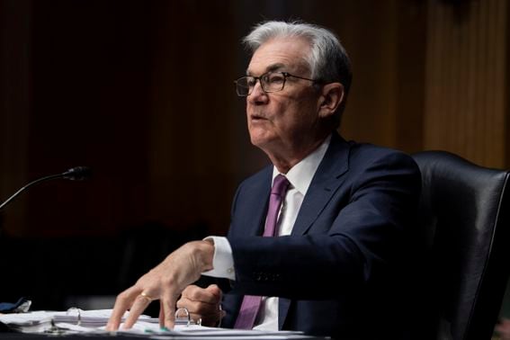 Federal Reserve Chair Jerome Powell (Photo by Brendan Smialowski-Pool/Getty Images)