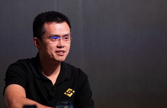 Zhao onstage at Consensus: Singapore 2018.