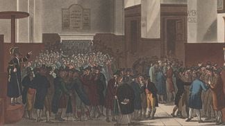 Stock Exchange, 1809 by Thomas Rowlandson via Metropolitan Museum of Art