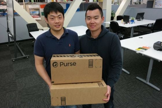  Purse.io founders Andrew Lee (left) and Kent Liu (right).