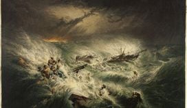 CDCROP: George Baxter, 1843 - The Wreck of the Reliance