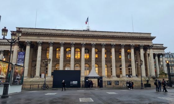 The former stock exchange in Paris, site of the Paris Blockchain Week Summit. (Marc Piasecki/GC Images/Getty Images)