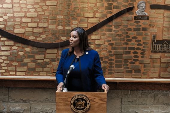 New York Attorney General Letitia James. The NYAG's office settled a long-running investigation into Bitfinex and Tether.