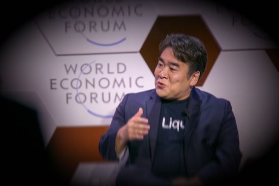 CEO Mike Kayamori "could not stand failing," said a source close to Liquid. (Photo: World Economic Forum, modified by CoinDesk)