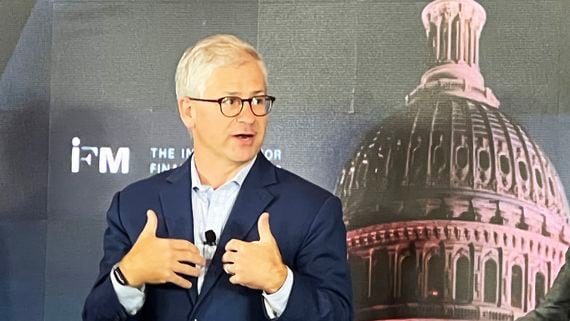 Rep. Patrick McHenry, temporary speaker of the U.S. House of Representatives, is a longtime supporter of crypto legislation. (Jesse Hamilton/CoinDesk)