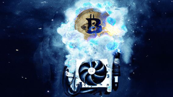 AI Artwork bitcoin mining natural gas (DALL-E/CoinDesk)