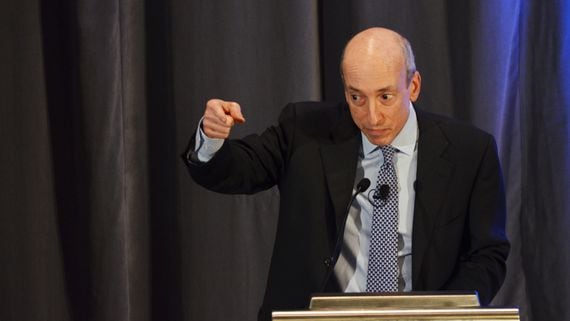 Chair Gary Gensler's U.S. Securities and Exchange Commission is hoping its Terraform Labs win influences its fights against Coinbase and Binance. (Jesse Hamilton/CoinDesk)