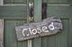 'Closed' sign
