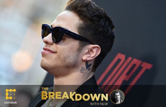 Pete Davidson at a Hollywood premiere, as this Weekly Recap cover’s NFTs on Saturday Night Live, and other crypto mainstream events.