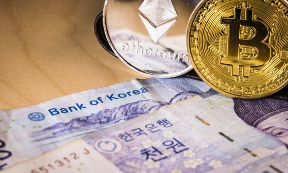 korean won and bitcoin