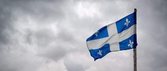 Quebec flag. (Derek R. Audette/Shutterstock)