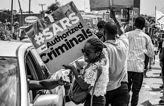 #EndSARS protest in Nigeria