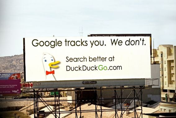 DuckDuckGo billboard