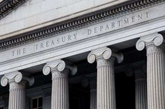 Treasury image via Shutterstock