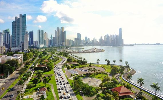 Panama City image via Shutterstock