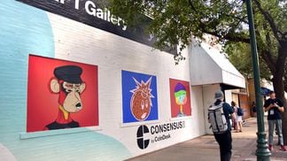 NFT Gallery at Consensus 22 (CoinDesk)