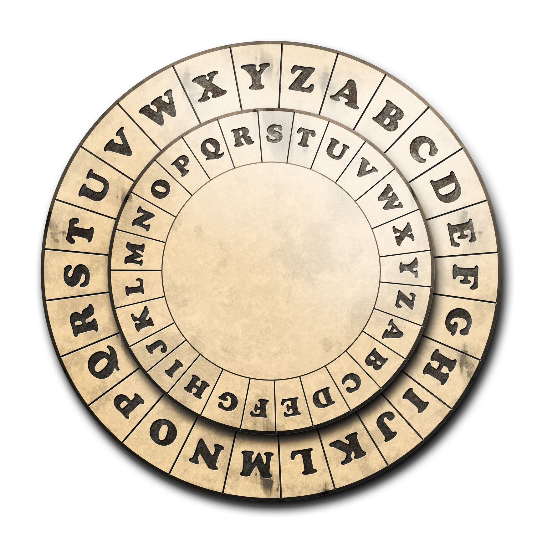 Caesar Cipher wheel for Cryptography