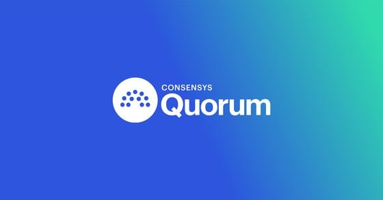The new branding for ConsenSys Quorum