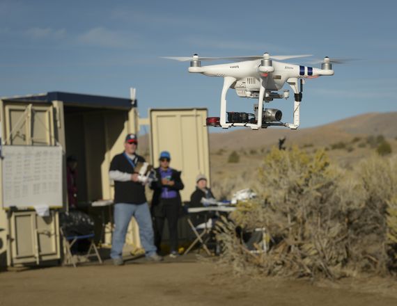 NASA has been conducting tests on quadcopter swarms for at least a year. (NASA)