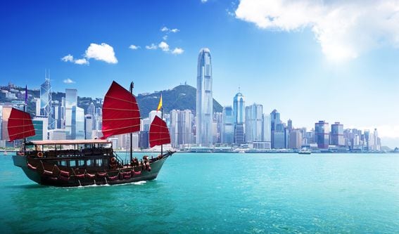 Hong Kong harbor (Shutterstock)