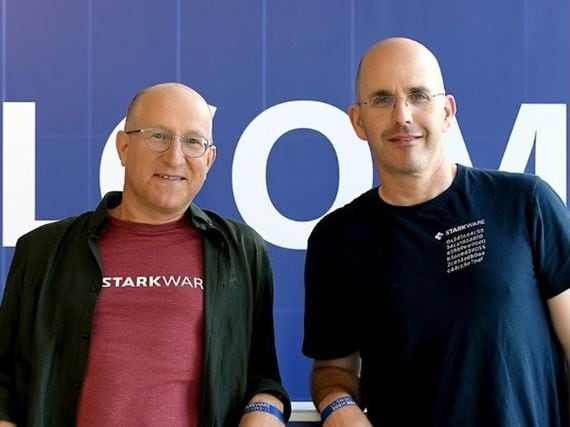 StarkWare co-founders President Eli Ben-Sasson and CEO Uri Kolodny [right] (StarkWare)