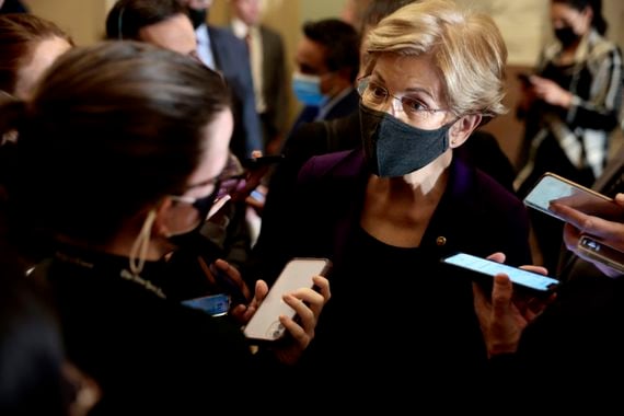 Sen. Elizabeth Warren (D-MA). (Photo by Anna Moneymaker/Getty Images)