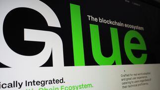The Glue homepage (Danny Nelson/CoinDesk)
