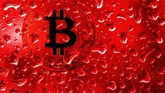 bitcoin, red