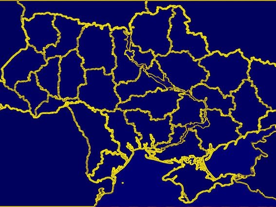 Map of Ukraine. (Openverse, modified by CoinDesk)
