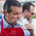 Republican presidential candidate Sen. Ted Cruz (R-TX) eats a pork chop at the Iowa State Fair on August 21, 2015 in Des Moines, Iowa. (Scott Olson/Getty Images)
