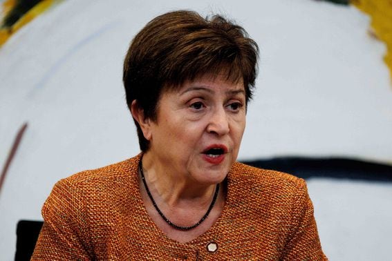 Kristalina Georgieva, directora del FMI. (Carsten Koall/Getty Images)