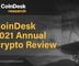 The CoinDesk 2021 Annual Crypto Review looks back on how crypto markets fared last year - cover image of satellite dish.