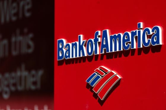 Bank of America signage
