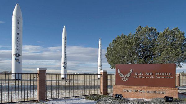 Chinese-owned MineOne is said to have built a crypto mining operation within a mile of a U.S. missile base. (Warren Air Force Base)