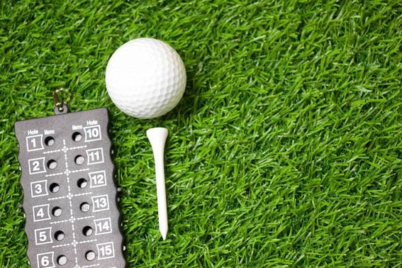 golf, scorecard
