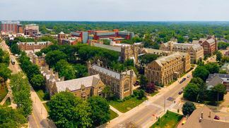 University of Michigan Ann Arbor aerial view (pawel.gaul/Getty Images)