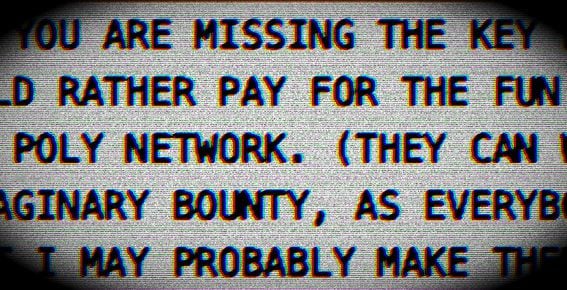 poly network exploiter1 message
