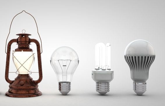 evolution lightbulbs change