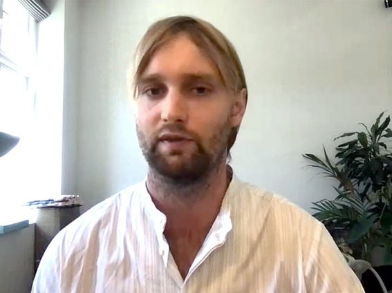 MakerDAO founder Rune Christensen (CoinDesk TV screenshot)