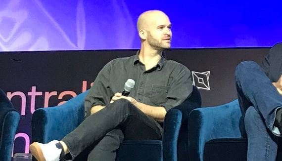 OpenLaw CEO Aaron Wright speaks at Ethereal 2019. (Credit: CoinDesk archives)