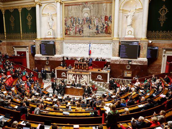 CDCROP: The French National Assembly in Paris, on October 18, 2022.France. (Antoine Gyori/Corbis/Getty Images)