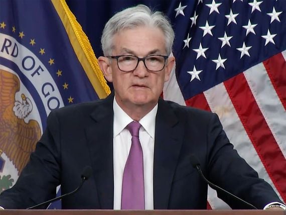 Federal Reserve chair Jerome Powell at a press conference on July 27th in Washington D.C. (Source: Federal Reserve)