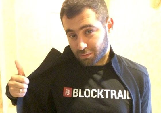  Lev Leviev sporting a BlockTrail T-shirt