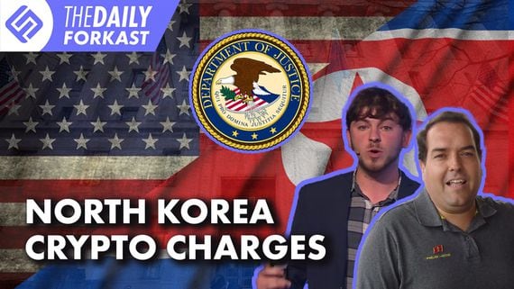 Two Charged Over N Korea Sanctions; Crypto Market Falls