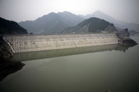 The Ziping Pu dam in China's Sichuan province.