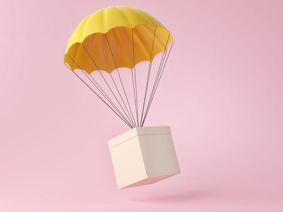 parachute airdrop