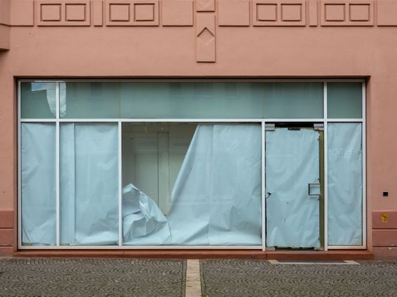 Photo of an empty store front.